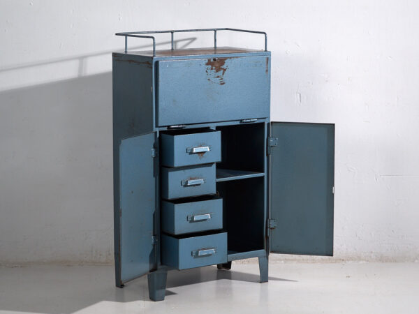 Armario metálico vintage de taller (c.1950) #2