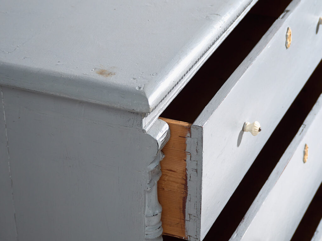 Cómoda grande antigua de tres cajones (c.1920) #44