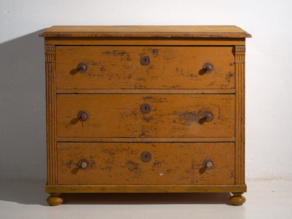 Cómoda antigua de tres cajones (c.1920) #11
