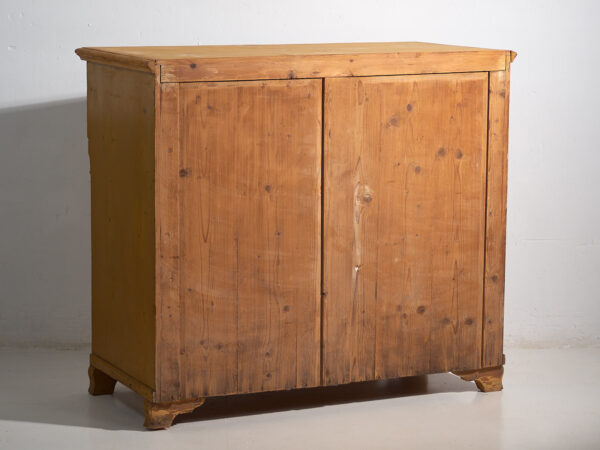 Cómoda grande antigua de cuatro cajones (c.1920) #12