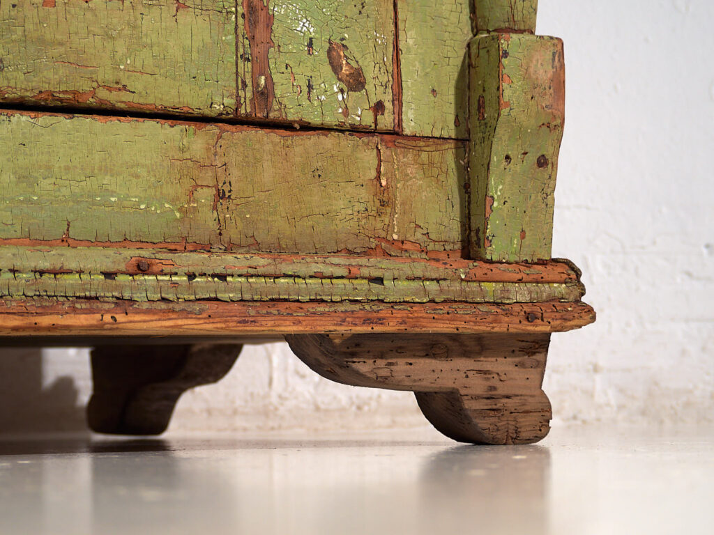 Antigua cómoda con pátina de color verde (c.1920) #59