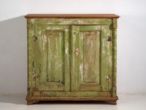 Antigua cómoda con pátina de color verde (c.1920) #59