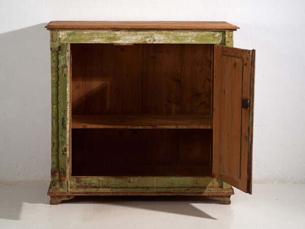 Antique chest of drawers with green patina (c.1920) #59