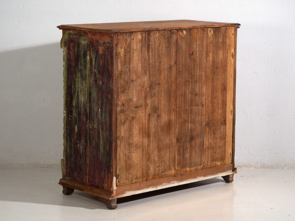 Antique chest of drawers with green patina (c.1920) #59
