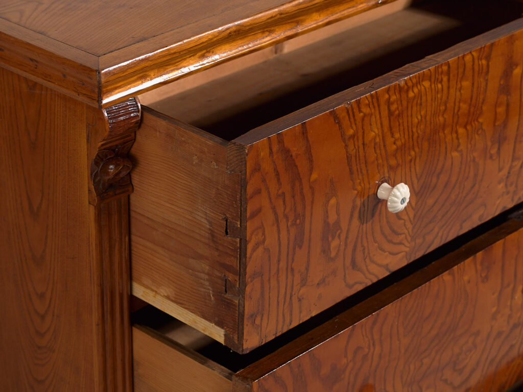 Cómoda de estilo Biedermeier antigua (c.1850) #63