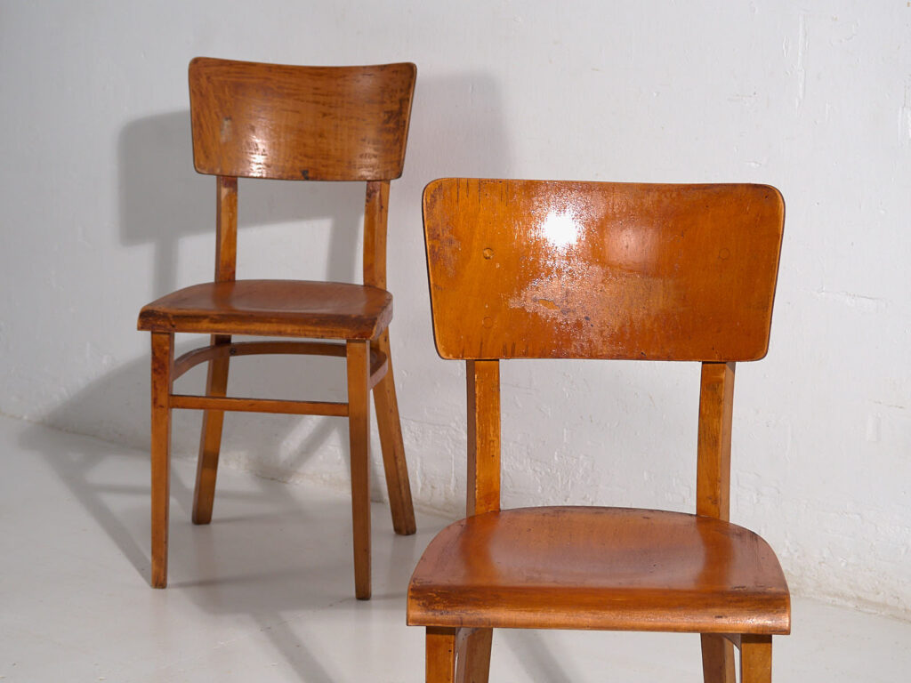 Sillas de comedor vintage (c.1950). Conjunto de 2 piezas #2