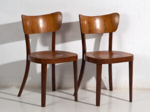 Chaises en bois courbé de style rétro (vers 1950). Ensemble de 2 pièces #3