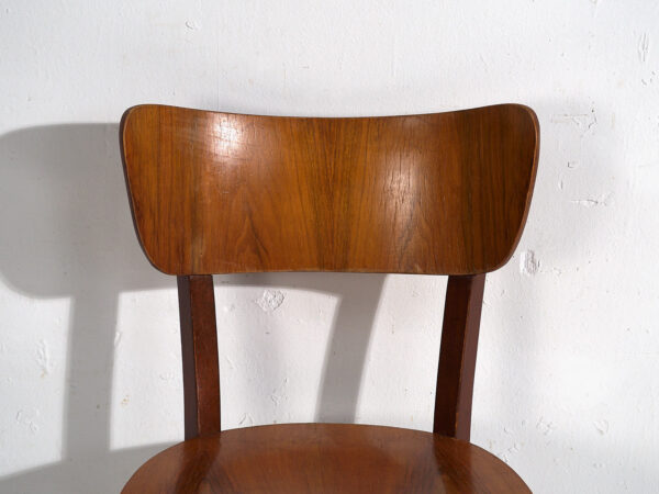 Sillas de madera curvada estilo retro (c.1950). Conjunto de 2 piezas #3