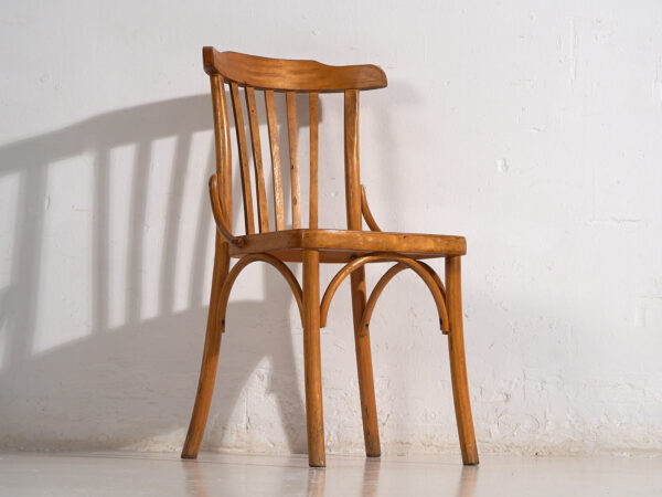 Chaises à café anciennes en bois courbé (vers 1920). Ensemble de 2 pièces n°4