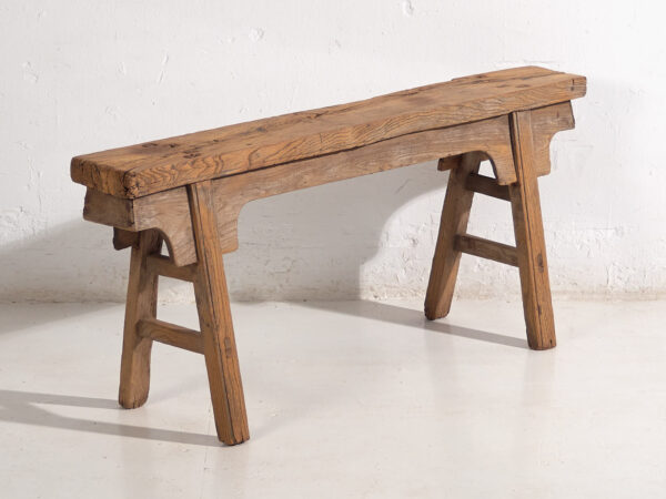 Banco chino antiguo con ensamblaje tradicional (c.1870) #16