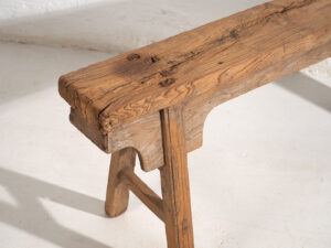 Banco chino antiguo con ensamblaje tradicional (c.1870) #16