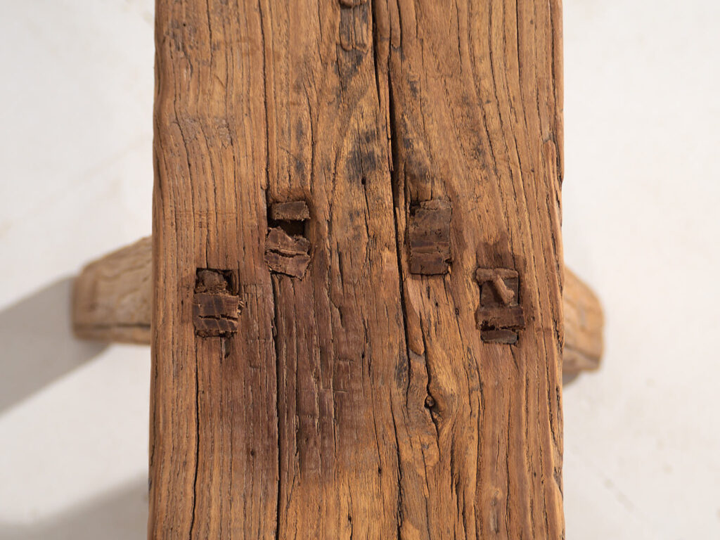 Banco chino antiguo con ensamblaje tradicional (c.1870) #16