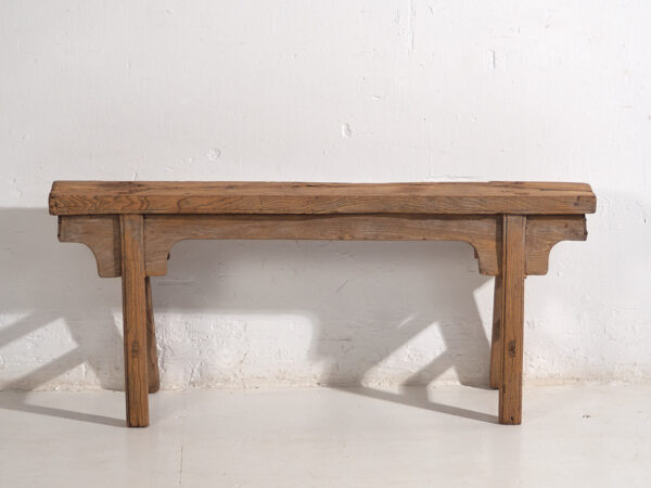 Banco chino antiguo con ensamblaje tradicional (c.1870) #16