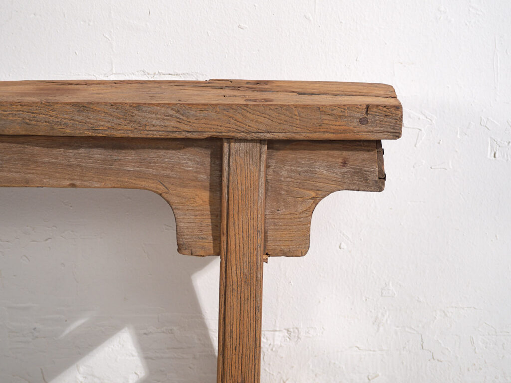 Banco chino antiguo con ensamblaje tradicional (c.1870) #16