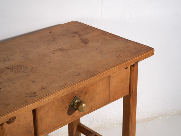 Antique kitchen side table (c.1920) #6