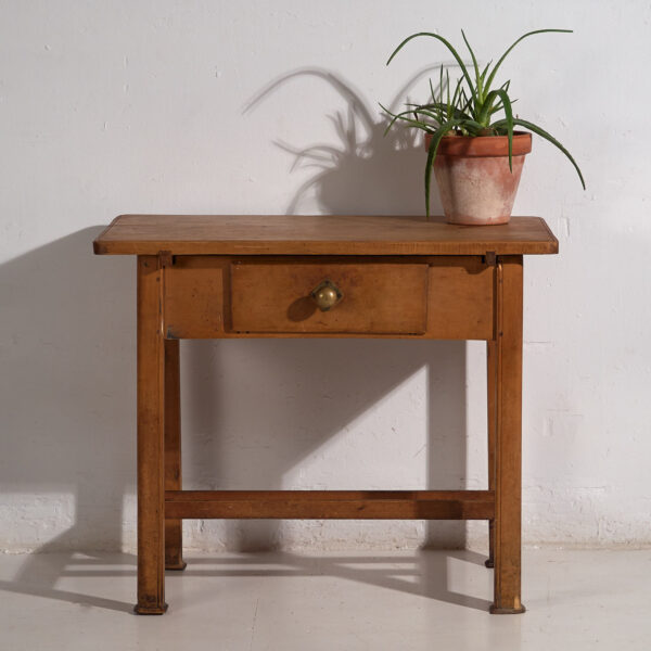 Antique kitchen side table (c.1920) #6