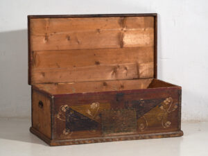 Cofre de almacenamiento antiguo (c.1920) #11