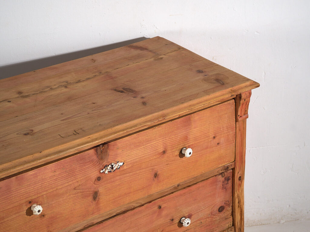Antique solid wood chest of drawers (c.1920) #79