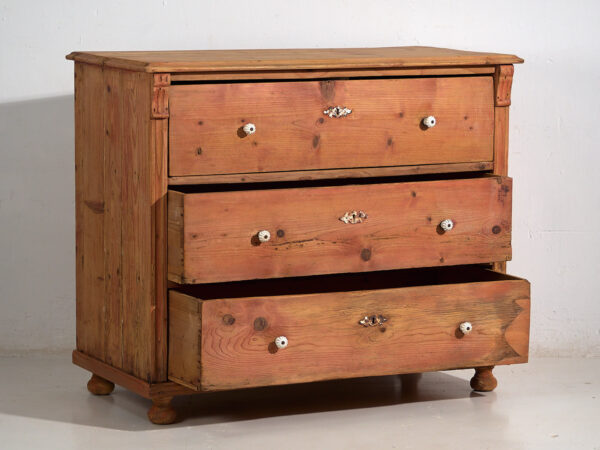 Cómoda antigua de madera maciza (c.1920) #79