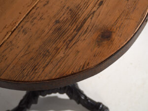 Antigua mesa redonda de jardín (c.1920) #16
