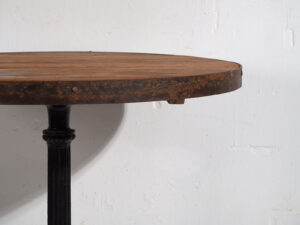 Antigua mesa redonda de jardín (c.1920) #16