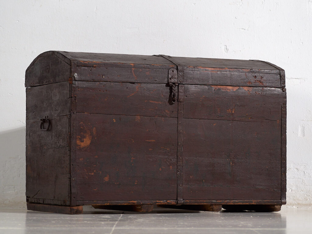 Small dark colored antique chest (c.1900) #21