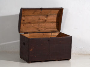 Small dark colored antique chest (c.1900) #21