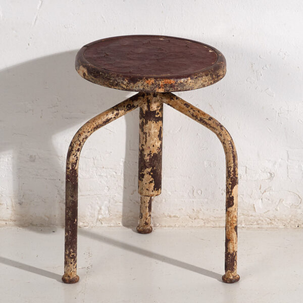 Taburete de estilo industrial (c.1950) #1