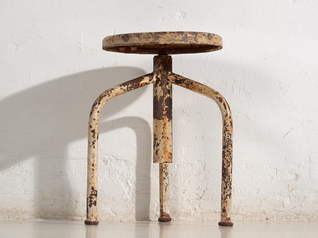 Tabouret d'atelier de style industriel (c.1950) #2