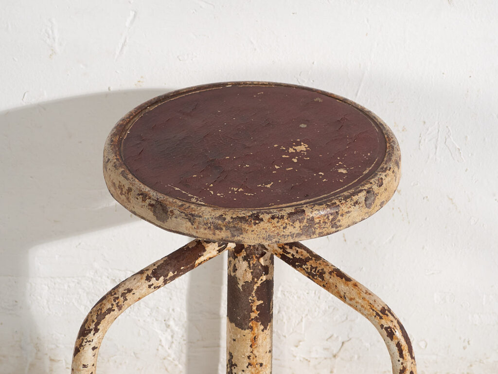 Tabouret d'atelier de style industriel (c.1950) #2