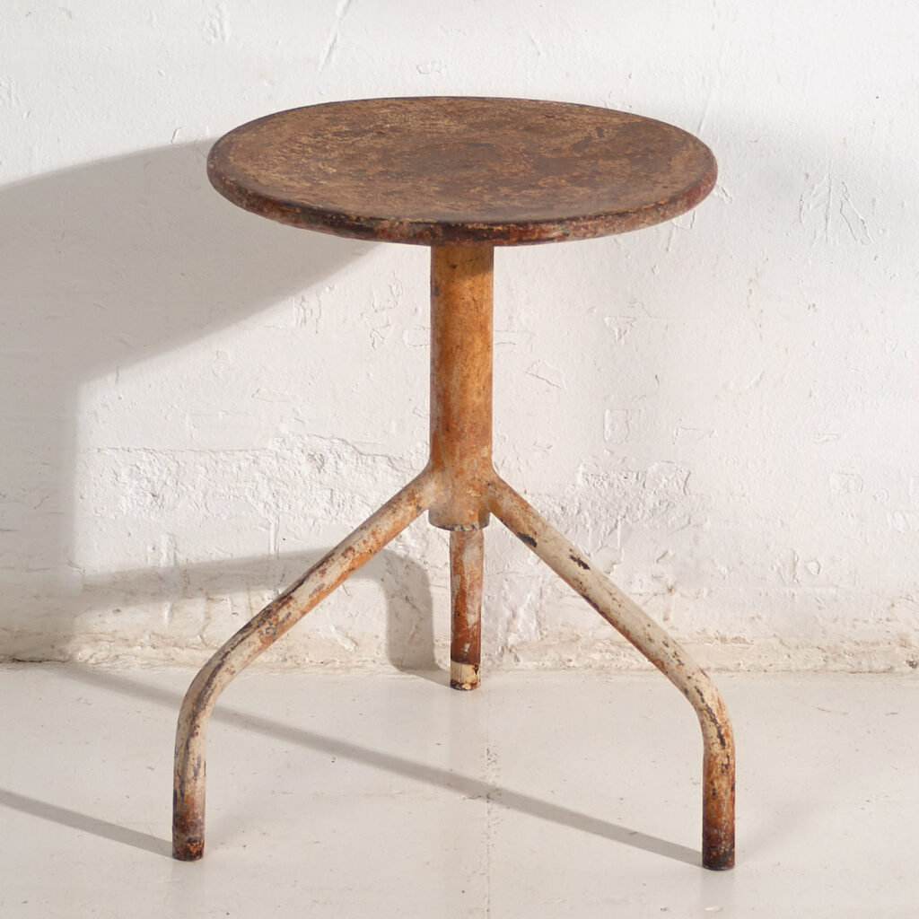 Round industrial stool (c.1950) #5