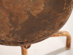 Taburete metálico vintage (c.1950) #9