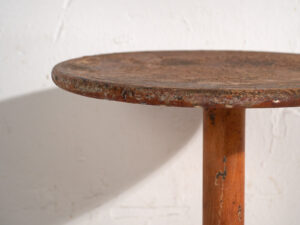 Taburete metálico vintage (c.1950) #9