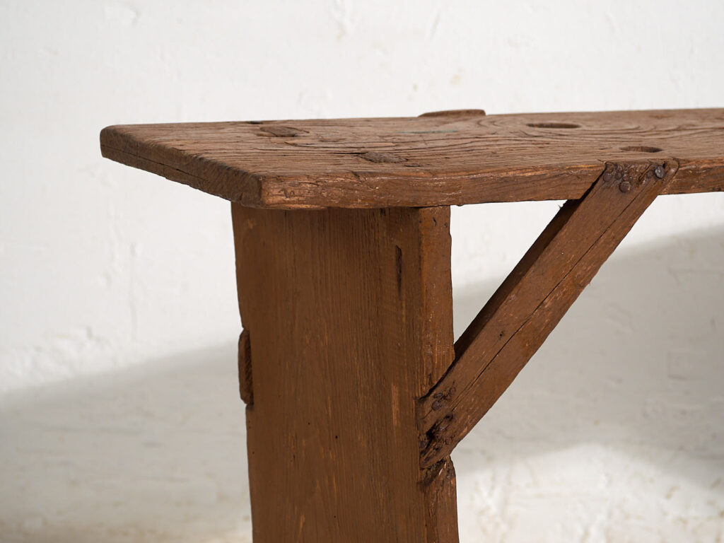 Banco pequeño antiguo (c.1920) #29