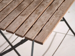 Antigua mesa plegable de exterior (c.1920) #30