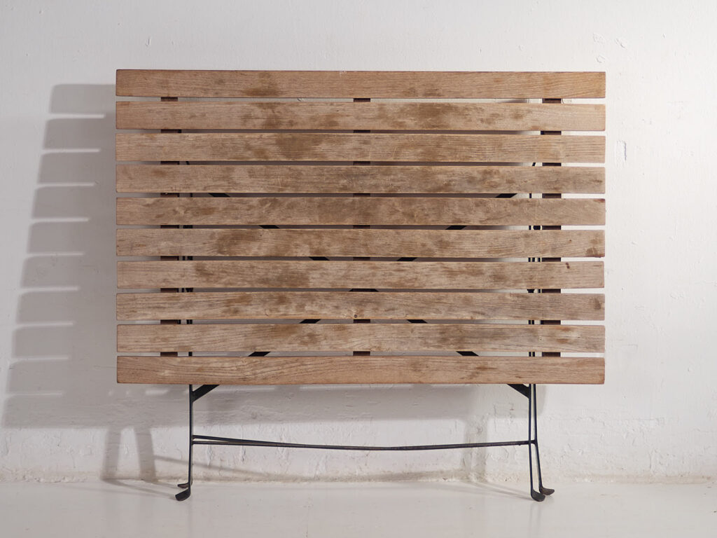 Antigua mesa plegable de exterior (c.1920) #30