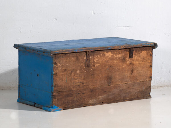 Cofre antiguo de color azul (c.1920) #40
