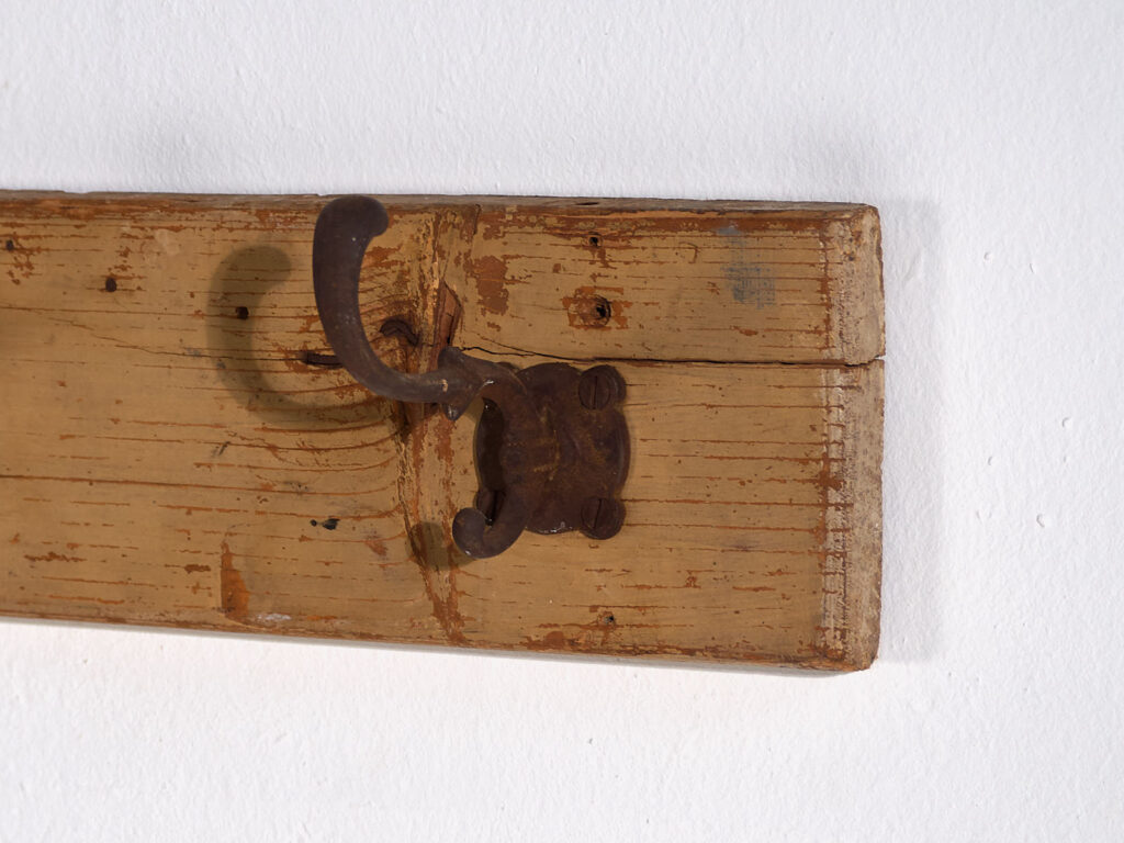Perchero antiguo de madera maciza (c.1920) #45