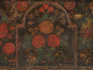 Baúl antiguo de estilo arte popular (Año 1838) #46