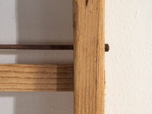 Escalera antigua de madera maciza (c.1920) #2