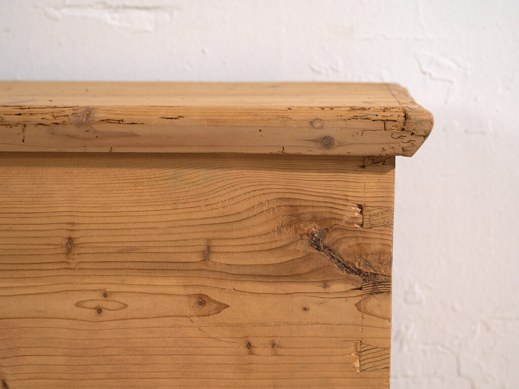 Baúl antiguo de madera maciza (c.1920) #2