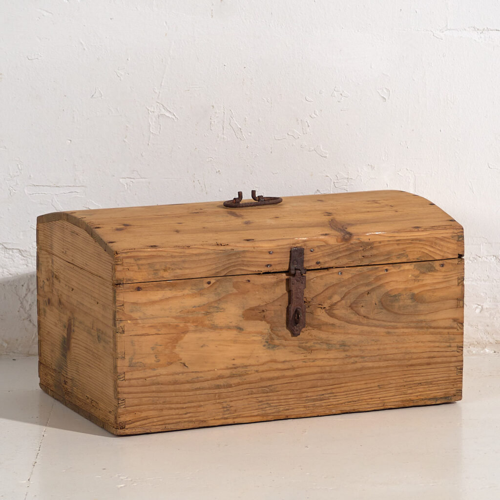 Antique travel chest (c.1900) #5