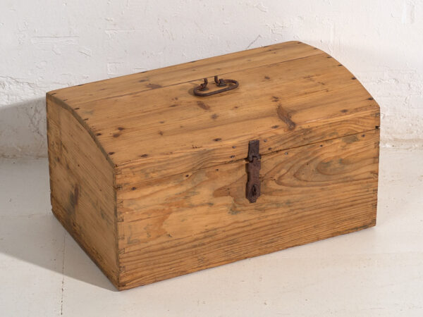 Antiguo cofre de viaje (c.1900) #5