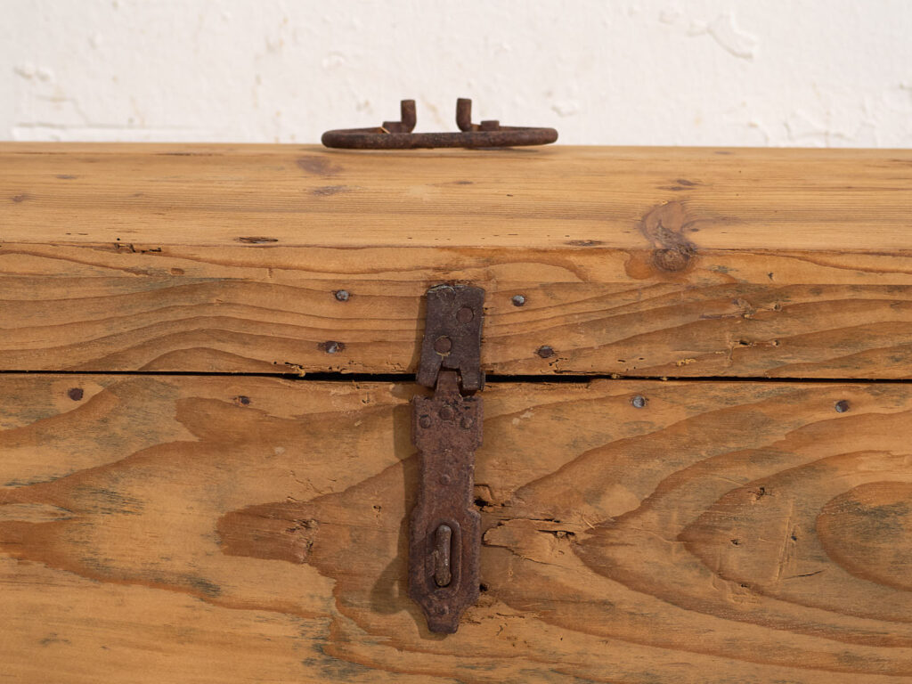 Antique travel chest (c.1900) #5