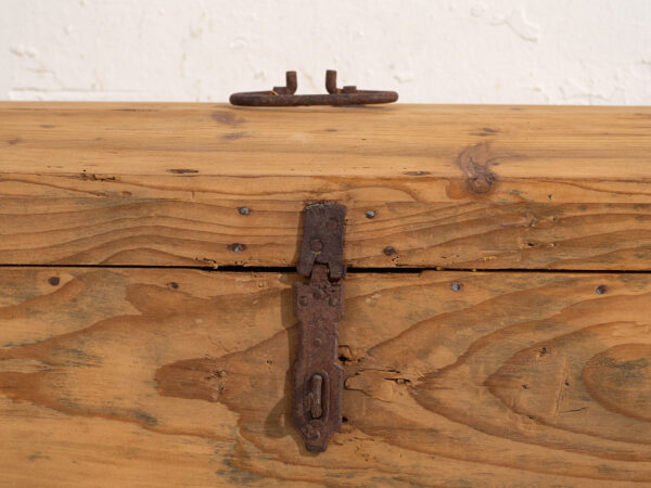 Antiguo cofre de viaje (c.1900) #5