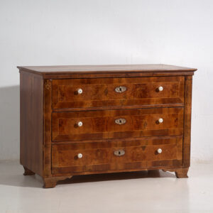 Antique Biedermeier three-drawer dresser (c.1850) #1