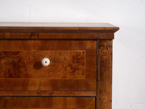 Antique Biedermeier three-drawer dresser (c.1850) #1