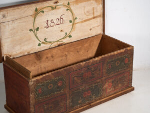 Arcón nupcial antiguo (Año 1826) #15