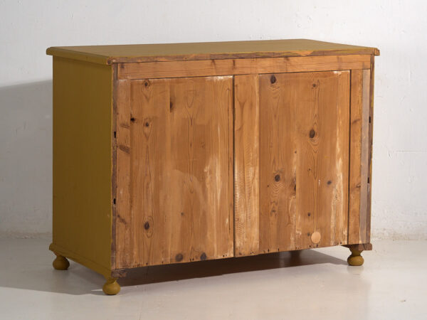 Commode ancienne jaune moutarde (vers 1920) #54