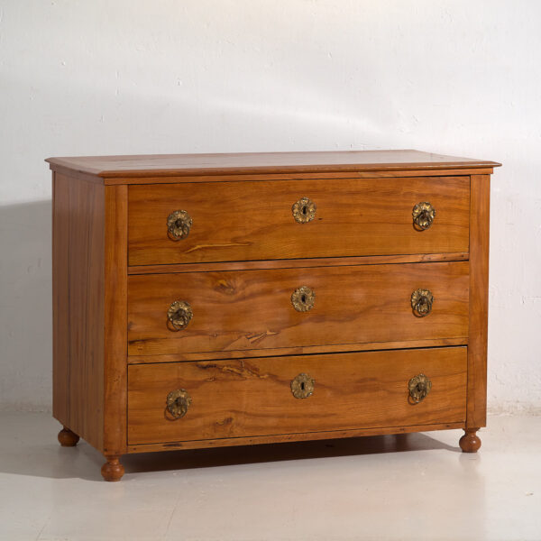 Antigua cómoda Biedermeier con herrajes en forma de flor (c.1850) #62